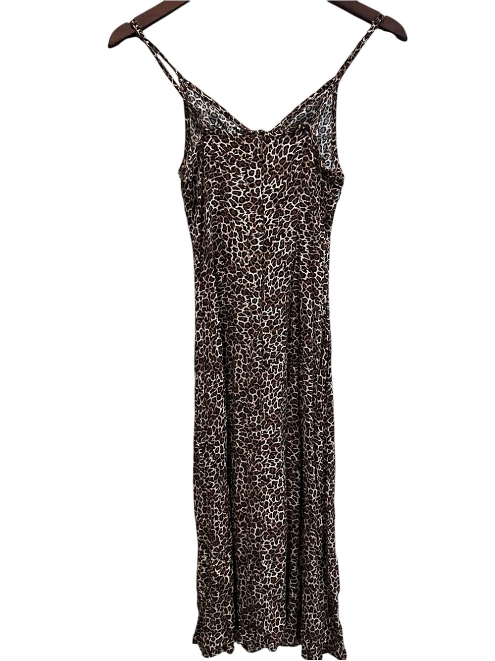 Wild Fable Dress, Women's Size Small, Brown Black, Cheetah Print, Sleeveless - Picture 4 of 8